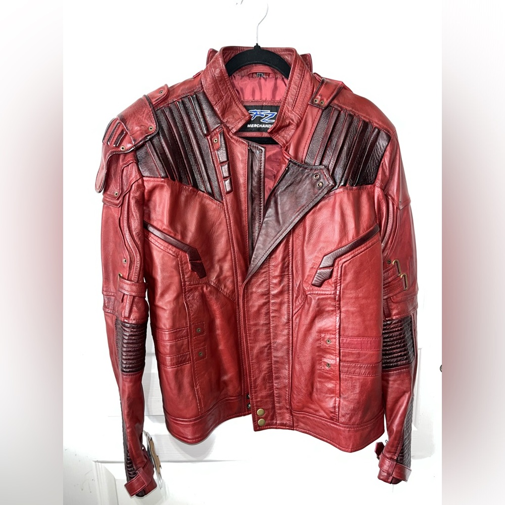 Star Lord genuine leather Jacket NWT Men’s Large